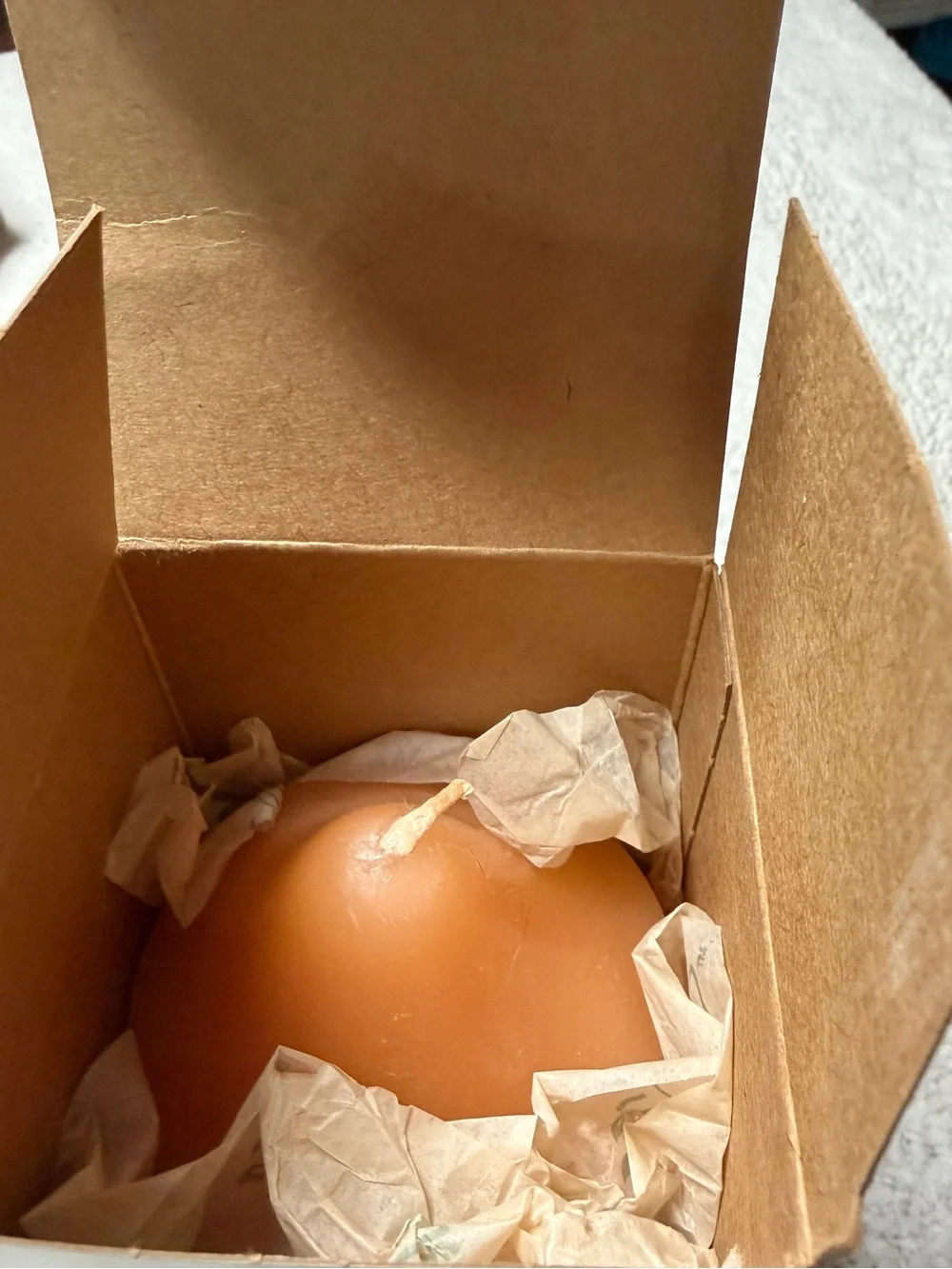 NWT Partylite 3 x 7” Pillar Candle in “Ginger Pumpkin”